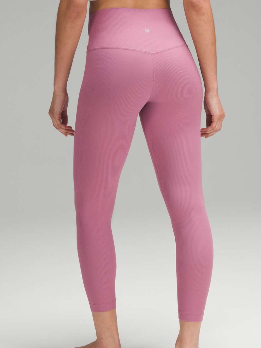 lululemon athletica Ribbed High-Rise Leggings - Dusty Pink